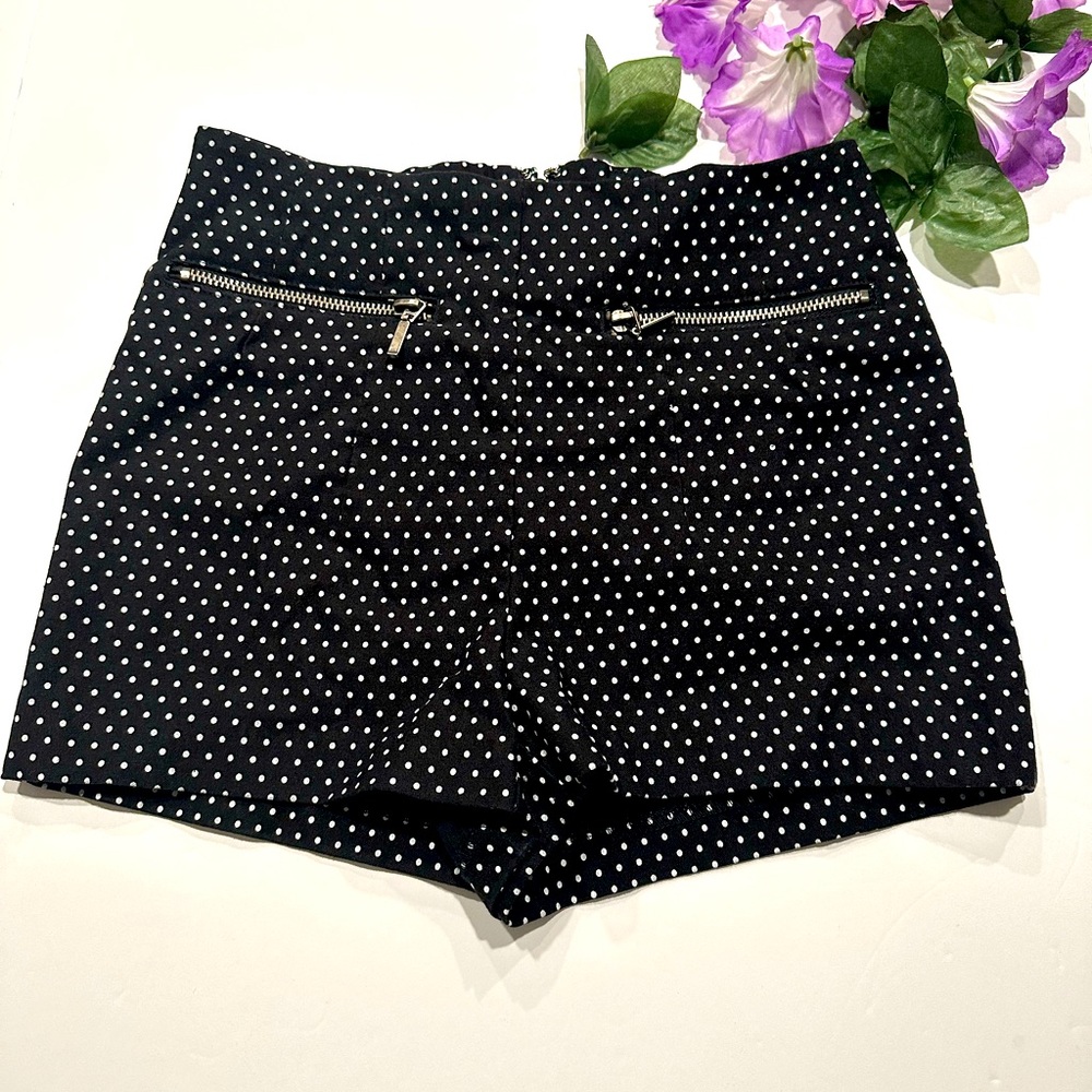 Black and Whit Polka Dot Shorts